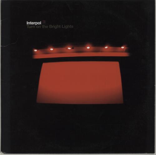 Interpol Turn On The Bright Lights USA Vinyl LP Record